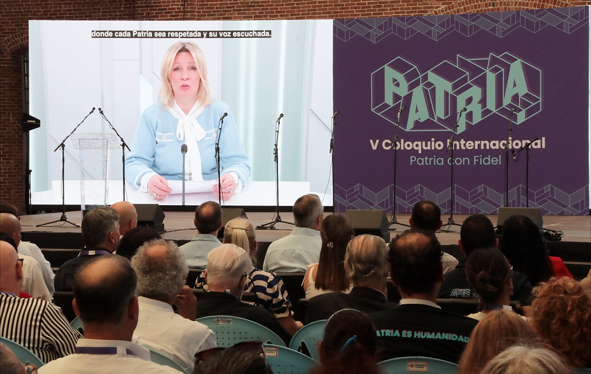 María Zajárova sobre o Colóquio “Pátria”: Este fórum tornou-se um baluarte do bom senso