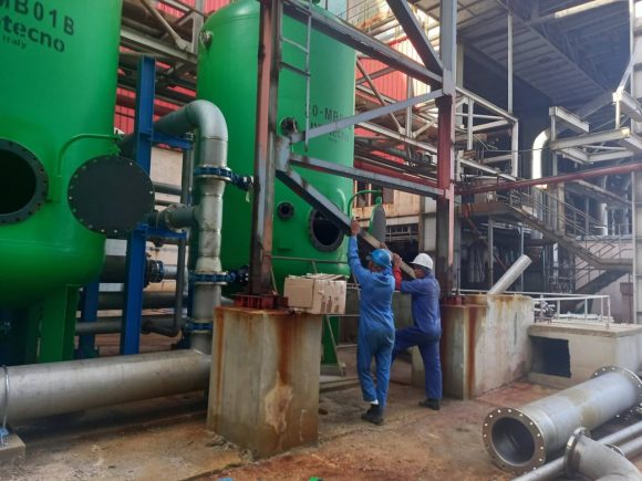 Avançam os trabalhos na central termoeléctrica cubana para recuperar a produção de energia
